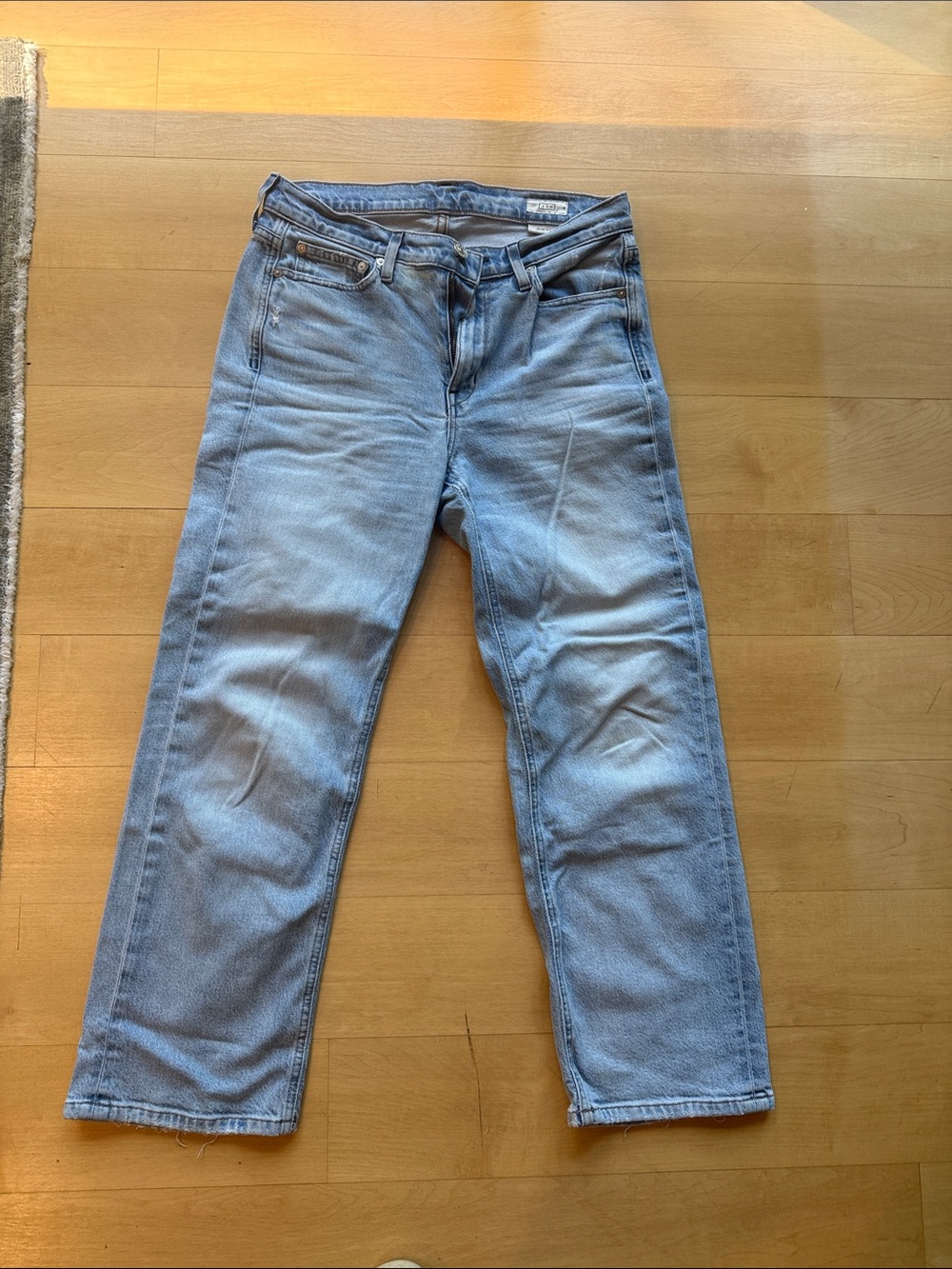 AYR easy fit light blue summer jeans - 25 inch inseam, size 28
